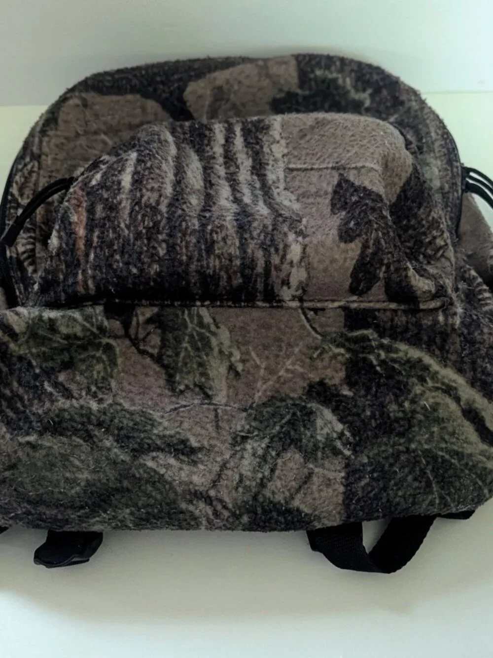 Vintage Fieldline Camo Fleece Hunting Backpack 16